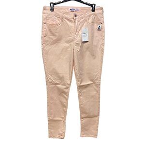 Old Navy Rockstar Super-Skinny High-Rise Sateen Jeans Size 10 Peach NWT